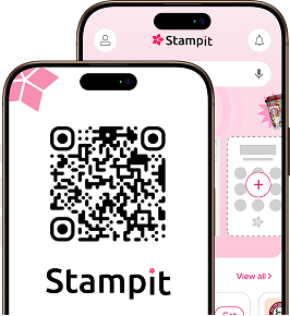 Stampit app QR loyalty card